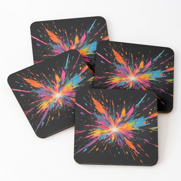 Item preview, Dark Abstract Colorful Explosion designed and sold by papi1998.