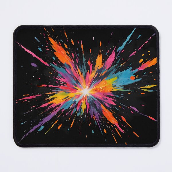 Item preview, Dark Abstract Colorful Explosion designed and sold by papi1998.