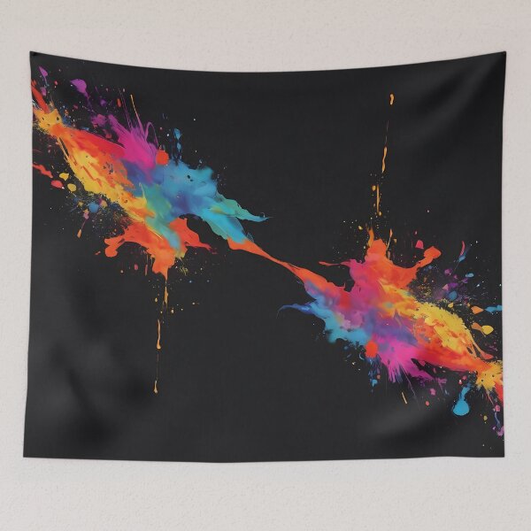 Item preview, Dark Abstract Colorful Explosion designed and sold by papi1998.