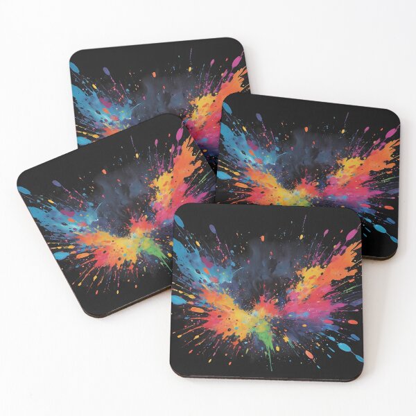 Item preview, Dark Abstract Colorful Explosion designed and sold by papi1998.