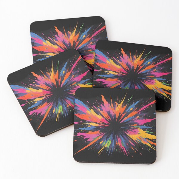 Item preview, Dark Abstract Colorful Explosion designed and sold by papi1998.