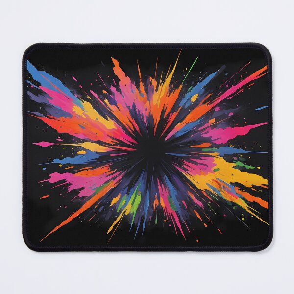 Item preview, Dark Abstract Colorful Explosion designed and sold by papi1998.