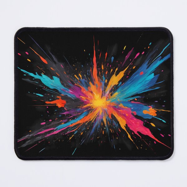 Item preview, Dark Abstract Colorful Explosion designed and sold by papi1998.