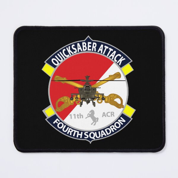 Item preview, Quicksaber - 4th Squadron - SSI designed and sold by Military Insignia Products.
