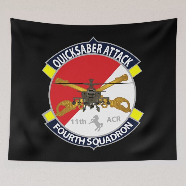Item preview, Quicksaber - 4th Squadron - SSI designed and sold by Military Insignia Products.