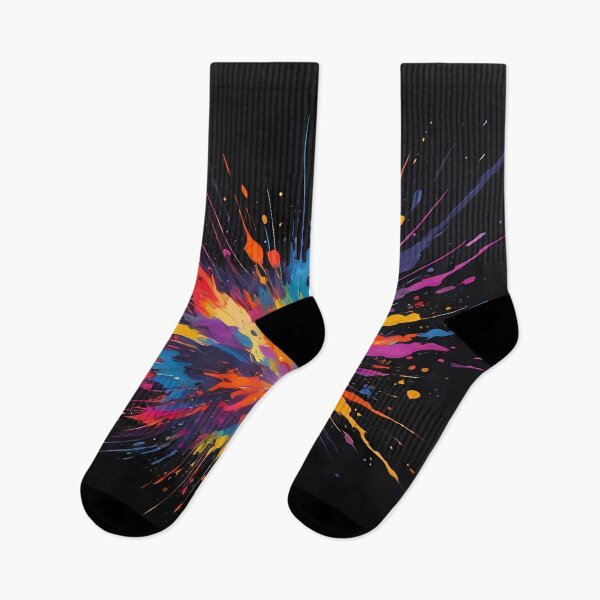Item preview, Dark Abstract Colorful Explosion designed and sold by papi1998.