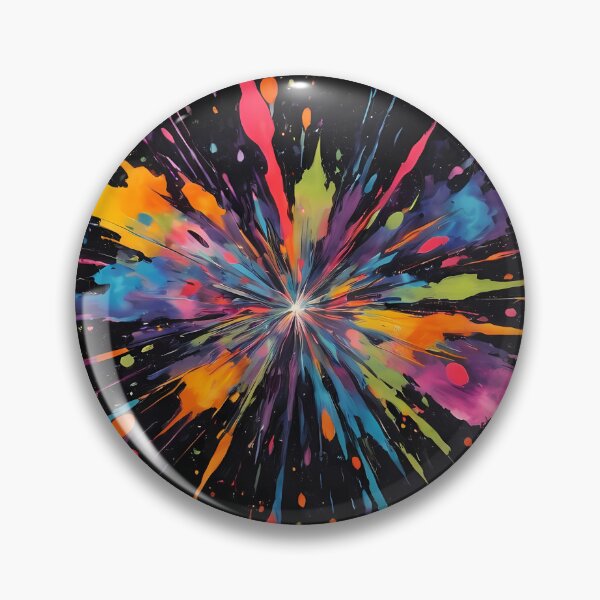 Item preview, Dark Abstract Colorful Explosion designed and sold by papi1998.