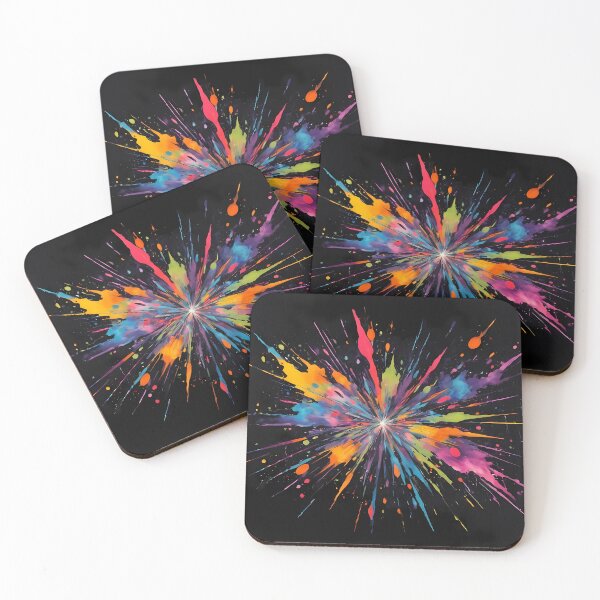Item preview, Dark Abstract Colorful Explosion designed and sold by papi1998.