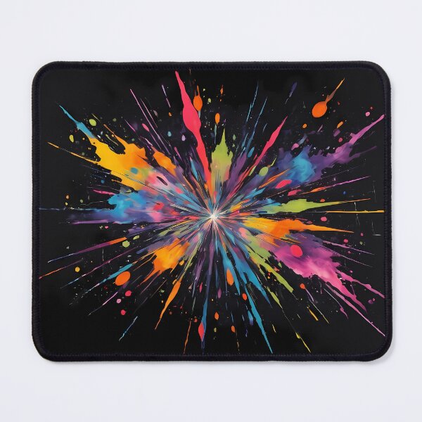 Item preview, Dark Abstract Colorful Explosion designed and sold by papi1998.