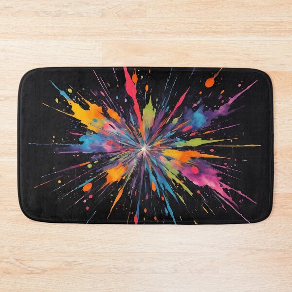 Item preview, Dark Abstract Colorful Explosion designed and sold by papi1998.