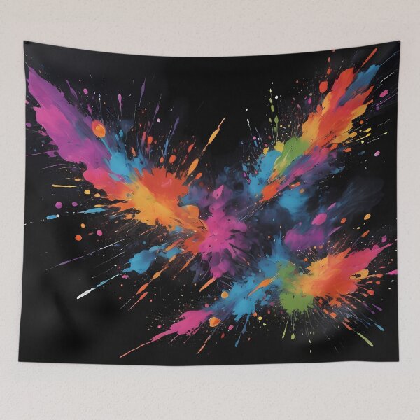 Item preview, Dark Abstract Colorful Explosion designed and sold by papi1998.