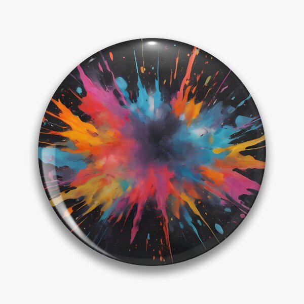 Item preview, Dark Abstract Colorful Explosion designed and sold by papi1998.