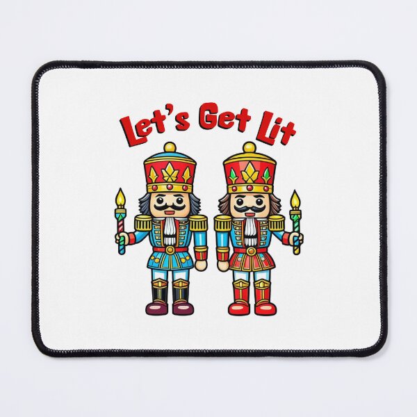 Item preview, Let's get lit nutcrackers designed and sold by InspireGlow.