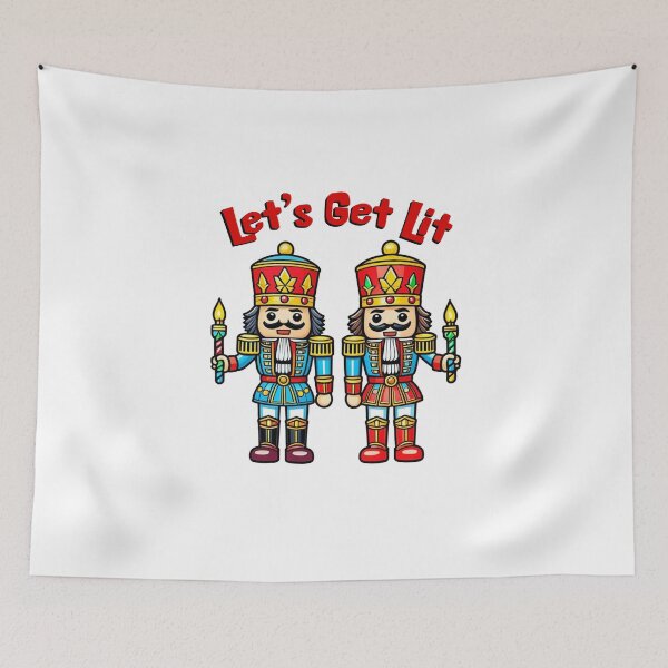 Item preview, Let's get lit nutcrackers  designed and sold by InspireGlow.