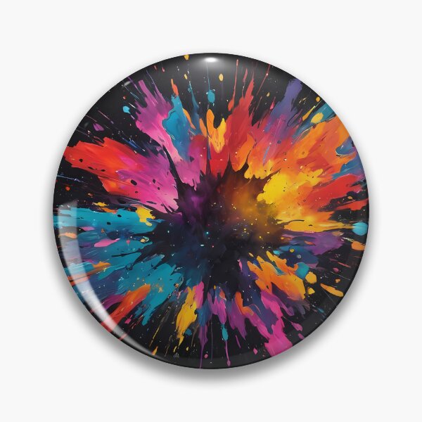 Item preview, Dark Abstract Colorful Explosion designed and sold by papi1998.
