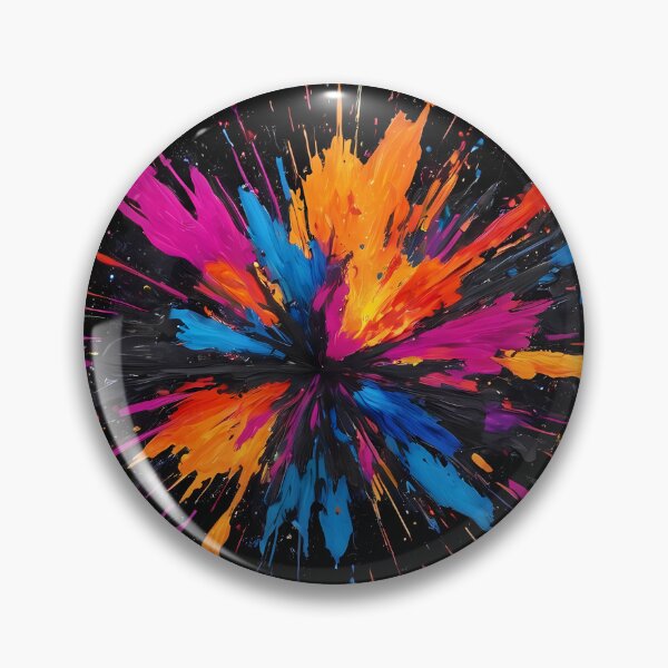 Item preview, Dark Abstract Colorful Explosion designed and sold by papi1998.