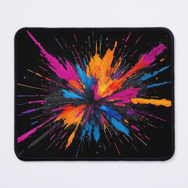 Item preview, Dark Abstract Colorful Explosion designed and sold by papi1998.