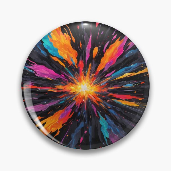 Item preview, Dark Abstract Colorful Explosion designed and sold by papi1998.