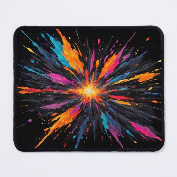 Item preview, Dark Abstract Colorful Explosion designed and sold by papi1998.