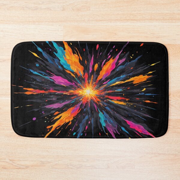 Item preview, Dark Abstract Colorful Explosion designed and sold by papi1998.