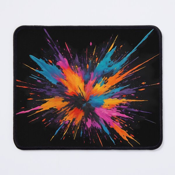 Item preview, Dark Abstract Colorful Explosion designed and sold by papi1998.