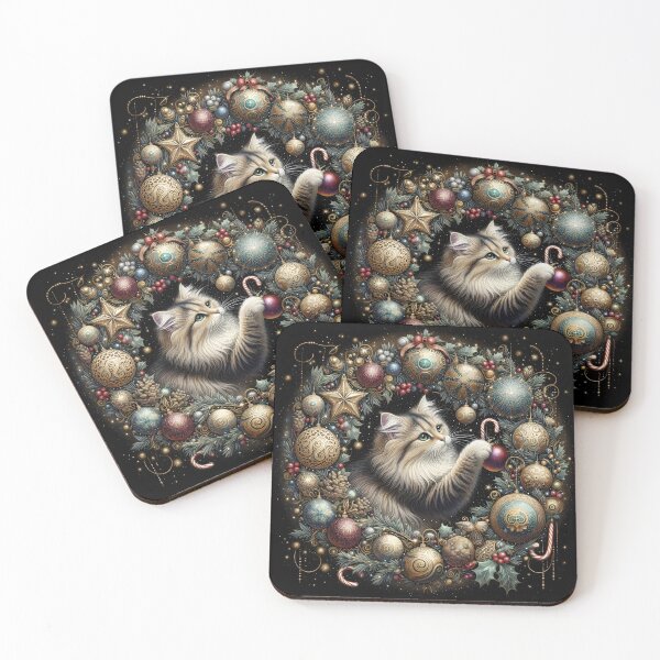 Item preview, Christmas Cat Magical Things designed and sold by MoodyMuseArt.