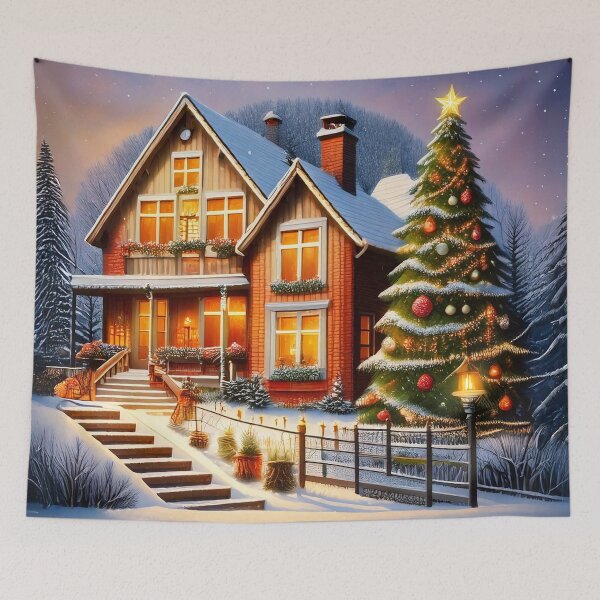 Item preview, Christmas House designed and sold by ArtFactoryAI.