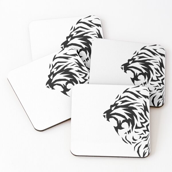 Item preview, Abstract Black-Maned Lion Profile designed and sold by the Zarock Shop.