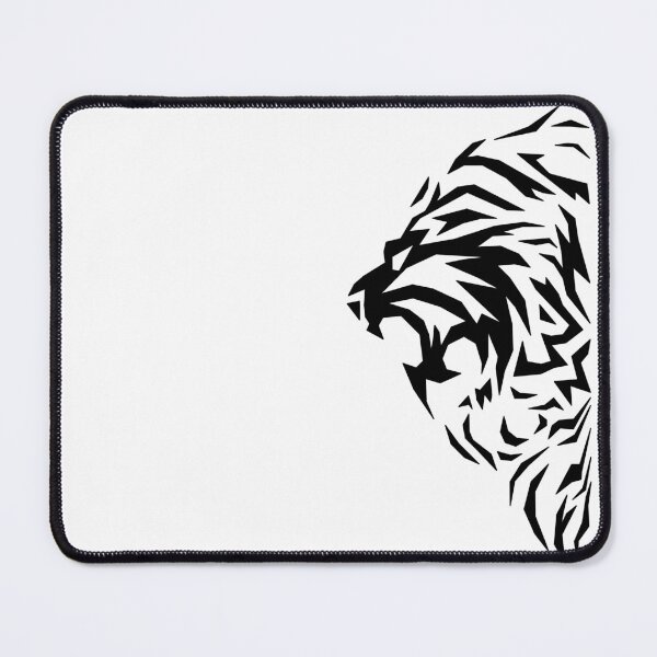 Item preview, Abstract Black-Maned Lion Profile designed and sold by the Zarock Shop.