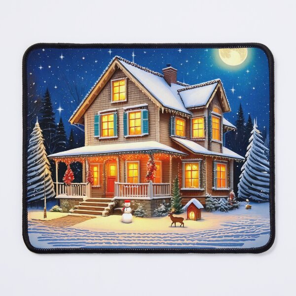 Item preview, Christmas House designed and sold by ArtFactoryAI.