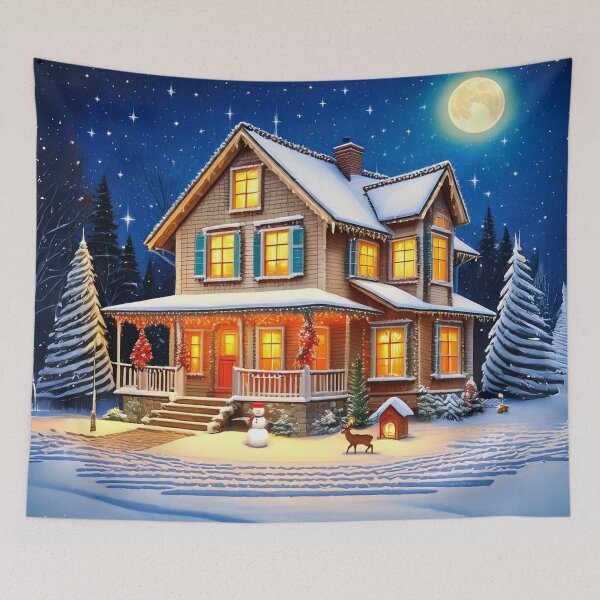 Item preview, Christmas House designed and sold by ArtFactoryAI.
