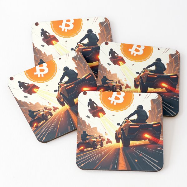 Item preview, Bitcoin Voyage Exploring Crypto Horizons designed and sold by RadDeck.
