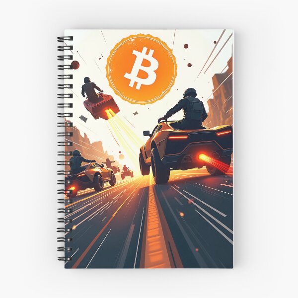 Item preview, Bitcoin Voyage Exploring Crypto Horizons designed and sold by RadDeck.
