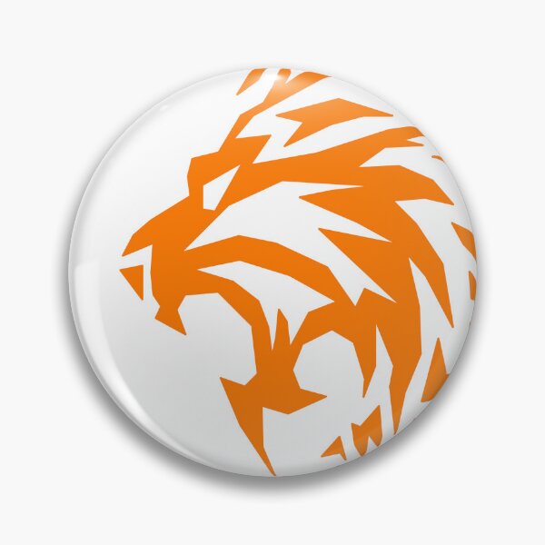 Item preview, Abstract Orange-Maned Lion Profile designed and sold by the Zarock Shop.