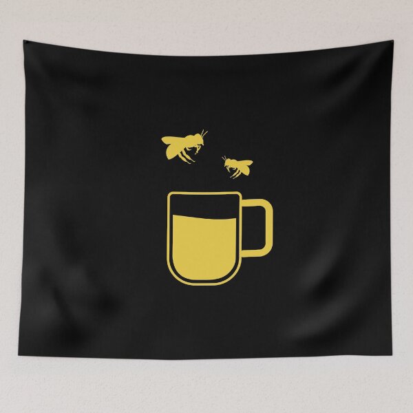 Item preview, Funny Bee Beer word in word Design designed and sold by saadkh.