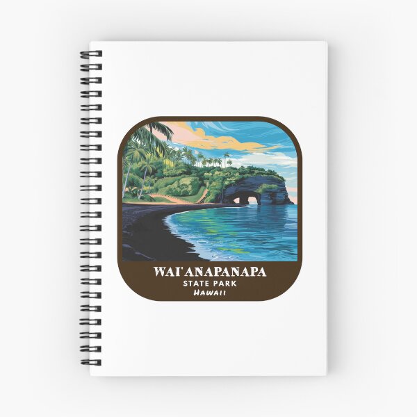 Item preview, Vintage Wai'anapanapa State Park (Hawaii State Park) designed and sold by RabbitK.