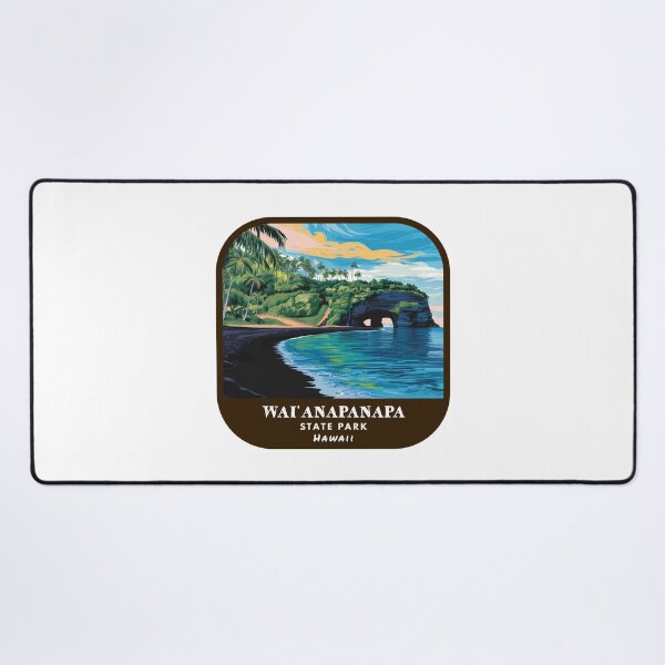 Item preview, Vintage Wai'anapanapa State Park (Hawaii State Park) designed and sold by RabbitK.