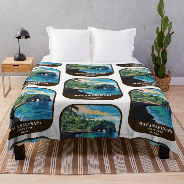Item preview, Vintage Wai'anapanapa State Park (Hawaii State Park) designed and sold by RabbitK.
