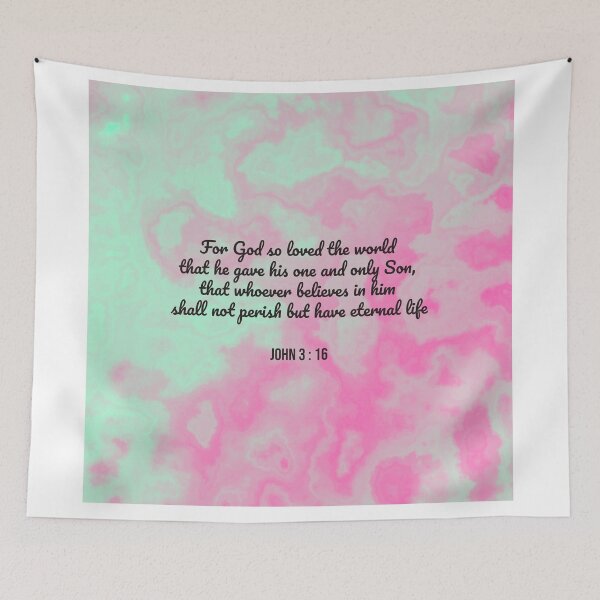 Item preview, John 3 : 16 - For God so loved the world - Bible Passage designed and sold by JF Designs.