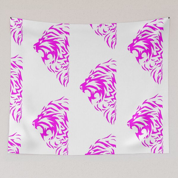 Item preview, Abstract Pink-Maned Lion Profile designed and sold by the Zarock Shop.