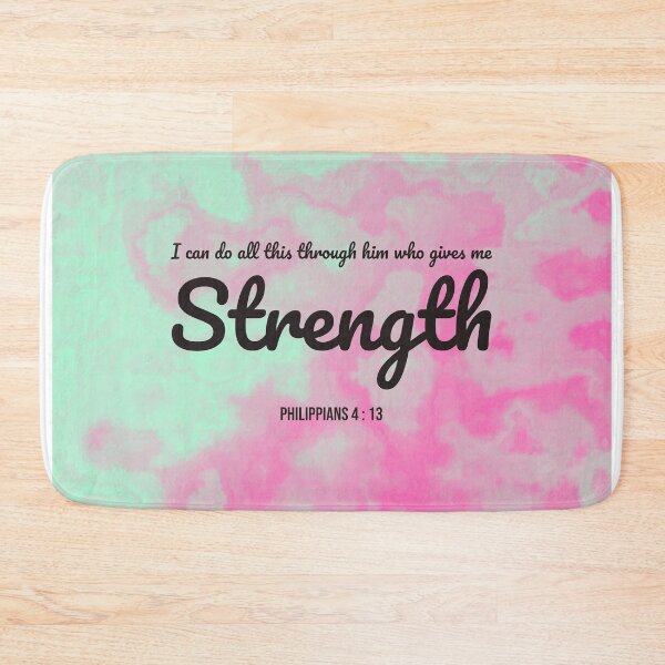Item preview, Philippians 4 : 13 - Gives me strength - Bible Passage designed and sold by JF Designs.