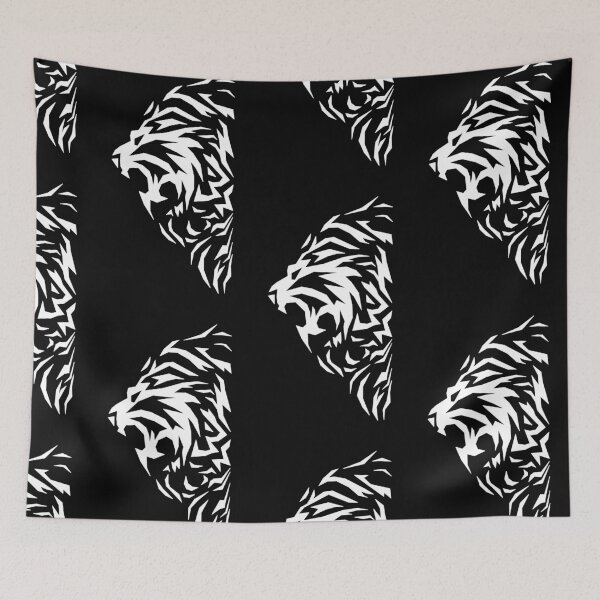 Item preview, Abstract white-Maned Lion Profile designed and sold by the Zarock Shop.