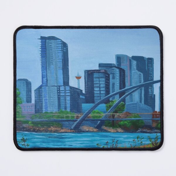 Item preview, View from Fort Calgary oil painting designed and sold by Assol Kovtun.
