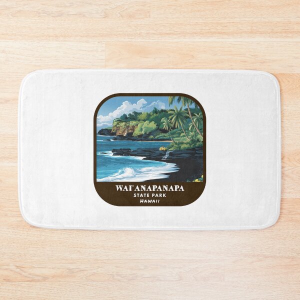 Item preview, Vintage Wai'anapanapa State Park (Hawaii State Park) designed and sold by RabbitK.