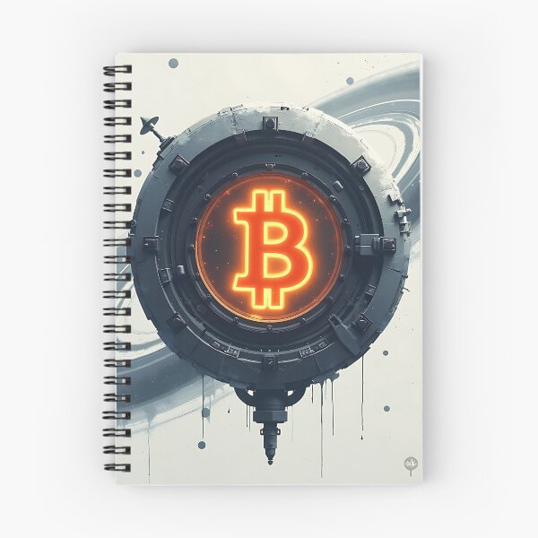 Item preview, Bitcoin Grid Blueprint of Financial Evolution designed and sold by RadDeck.