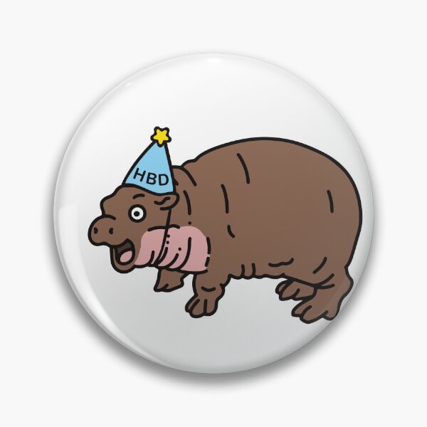 Item preview, Funny Happy Birthday Moo Deng designed and sold by TanArtDesign.