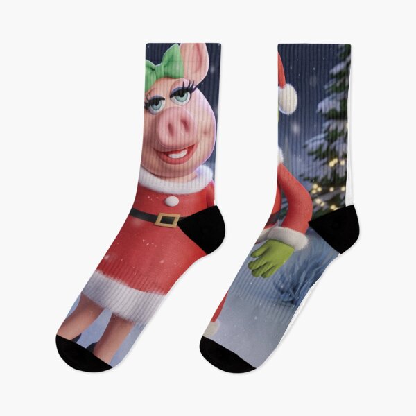 Item preview, MISS PIGGY AND KERMIT CHRISTMAS designed and sold by Obinne.
