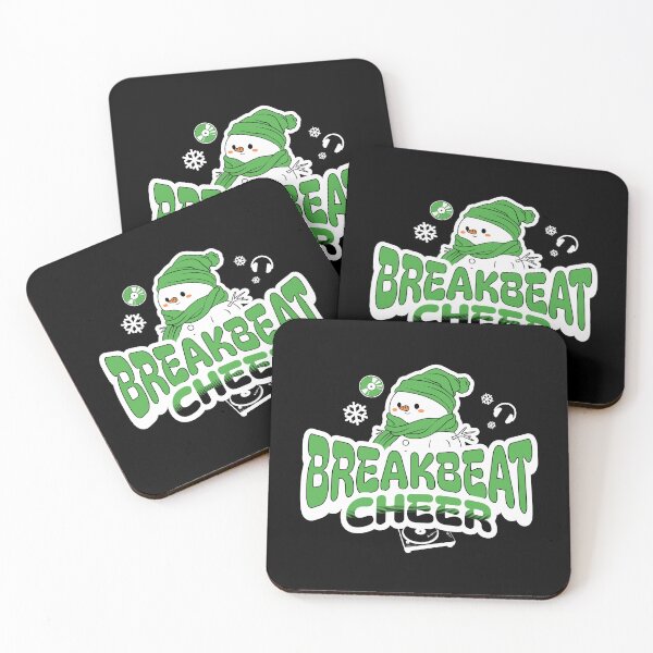 Item preview, BREAKBEAT  - Snowman Cheer (White)  designed and sold by Discothreadz.