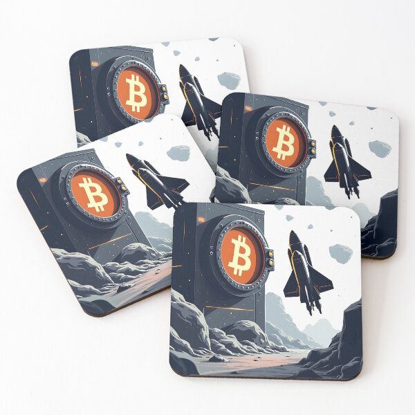 Item preview, Bitcoin Aurora A Radiant Digital Glow designed and sold by RadDeck.