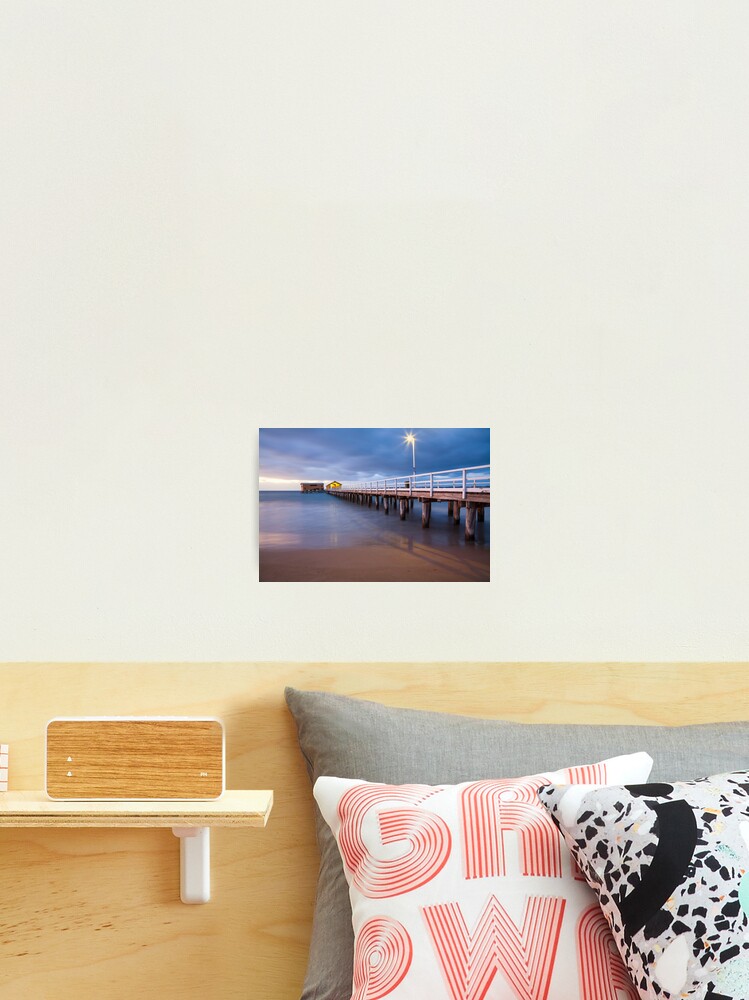 Thumbnail 2 of 3, Photographic Print, Queenscliff Pier Autumn Dawn, Victoria, Australia designed and sold by Chockstone.